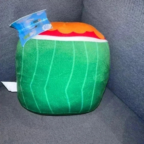 NWT!! Cuddly Crew Sushi Plush Toy / Green & Orange - Picture 7 of 9